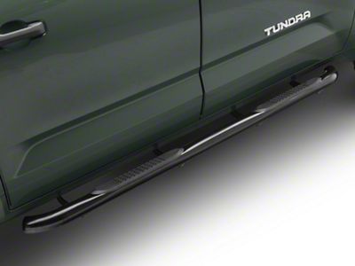 Barricade 3-Inch Side Step Bars; Black (22-25 Tundra CrewMax)