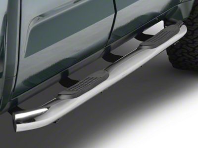 Barricade 3-Inch Side Step Bars; Stainless Steel (22-25 Tundra CrewMax)