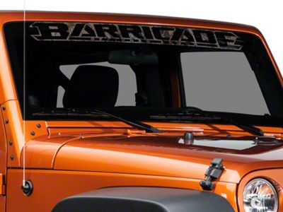 SEC10 Barricade Windshield Decal; Real Tree (66-25 Jeep CJ5, CJ7, Wrangler YJ, TJ, JK & JL)