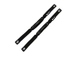 Bartact Roll Bar Grab Handles; Black (21-25 Bronco)