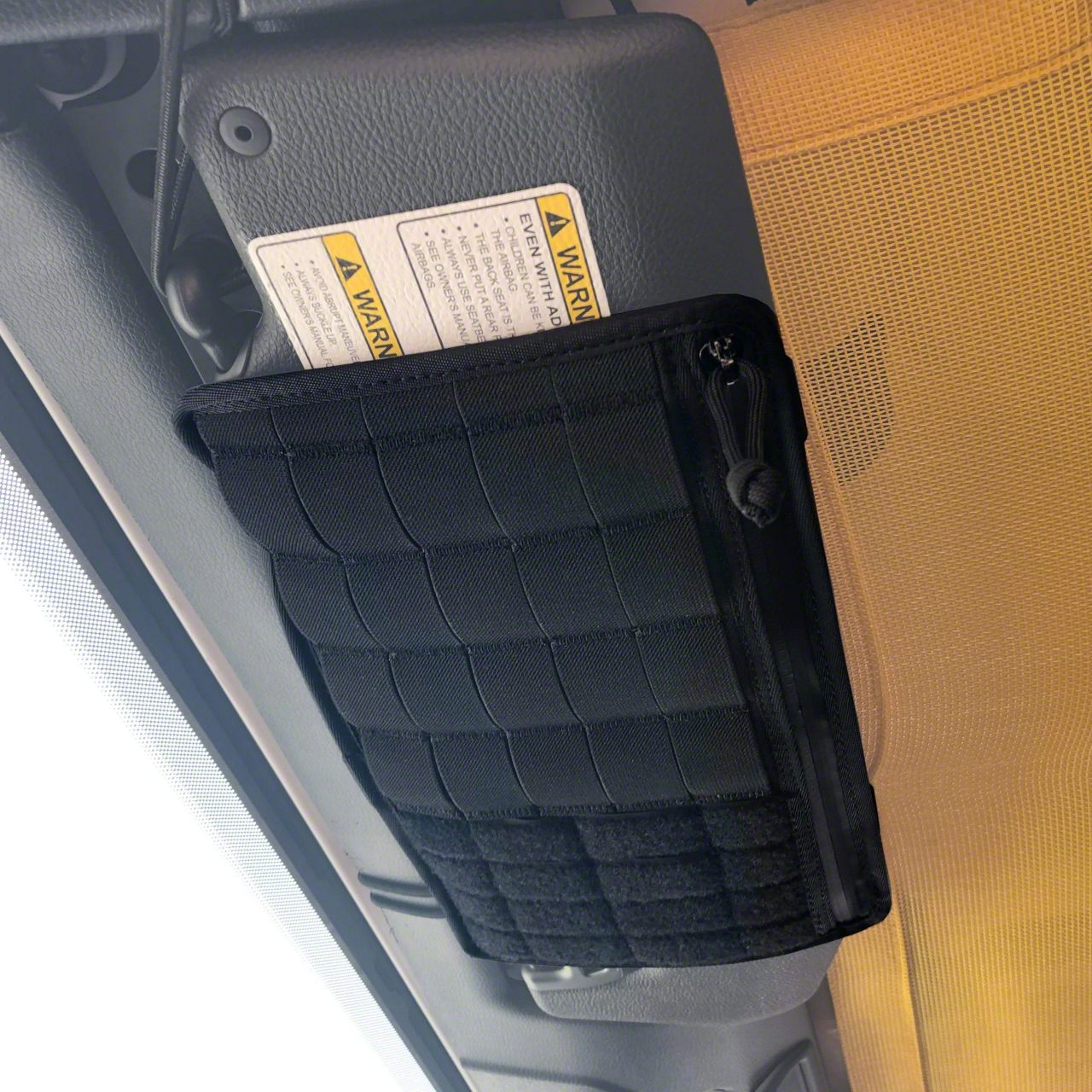 Bartact Jeep Cherokee MOLLE Sun Visor Cover; Black UMVCB (Universal