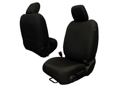 Bartact Baseline Performance Front Seat Covers; Black (20-25 Jeep Gladiator JT)