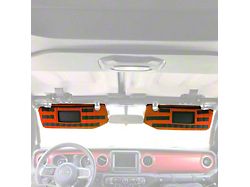 Bartact MOLLE Sun Visor Covers with PALS Webbing; Orange (20-25 Jeep Gladiator JT)