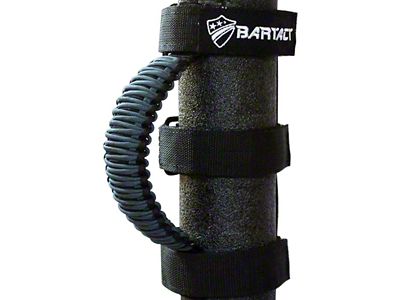 Bartact Universal Paracord Grab Handles; Black/Anvil (Universal; Some Adaptation May Be Required)