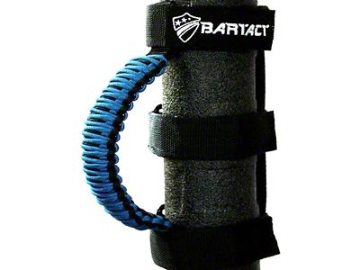 Bartact Universal Paracord Grab Handles; Black/Blue (Universal; Some Adaptation May Be Required)