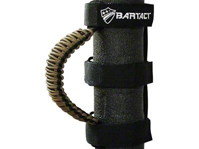 Bartact Universal Paracord Grab Handles; Black/Coyote Tan (Universal; Some Adaptation May Be Required)