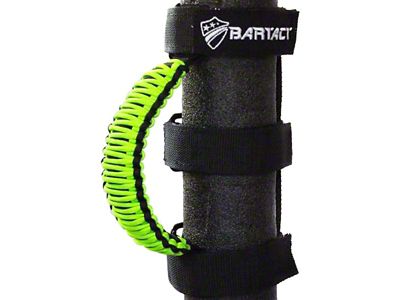 Bartact Universal Paracord Grab Handles; Black/Grecko Neon Green (Universal; Some Adaptation May Be Required)