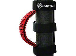 Bartact Universal Paracord Grab Handles; Black/Red (Universal; Some Adaptation May Be Required)