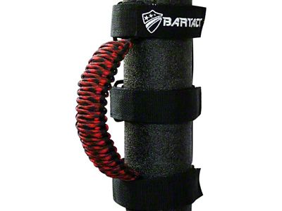 Bartact Universal Paracord Grab Handles; Black/Spider Bite (Universal; Some Adaptation May Be Required)