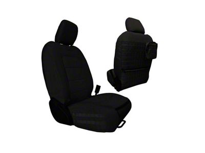 Bartact Tactical Series Front Seat Covers; Black (20-25 Jeep Gladiator JT)