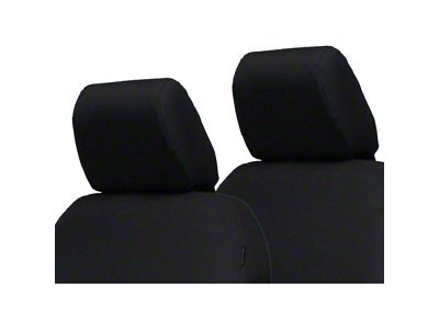Bartact Tactical Series Rear Seat Headrest Covers; Black (20-25 Jeep Gladiator JT)