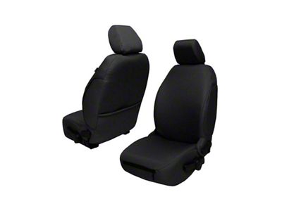 Bartact Baseline Performance Front Seat Covers; Black (13-18 Jeep Wrangler JK)