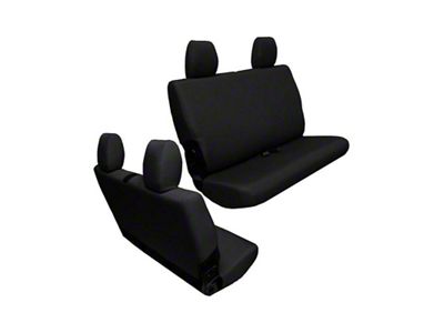 Bartact Baseline Performance Rear Seat Cover; Black (13-18 Jeep Wrangler JK 2-Door)