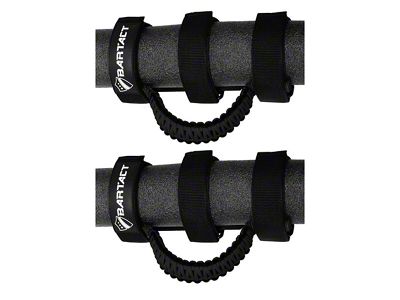 Bartact Universal Paracord Grab Handles; Black (Universal; Some Adaptation May Be Required)