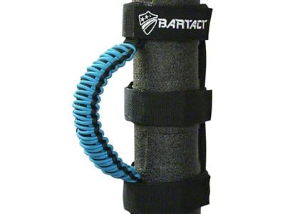 Bartact Universal Paracord Grab Handles; Black/Cosmos Blue (Universal; Some Adaptation May Be Required)