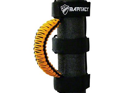 Bartact Universal Paracord Grab Handles; Black/Dozer Yellow (Universal; Some Adaptation May Be Required)