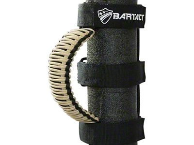 Bartact Universal Paracord Grab Handles; Black/Khaki (Universal; Some Adaptation May Be Required)