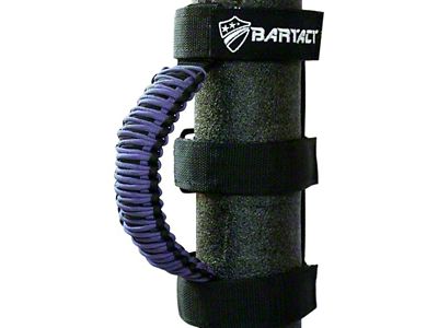 Bartact Universal Paracord Grab Handles; Black/Purple (Universal; Some Adaptation May Be Required)
