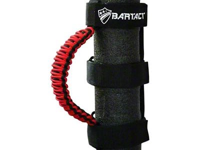 Bartact Universal Paracord Grab Handles; Black/Red (Universal; Some Adaptation May Be Required)