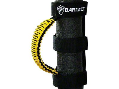 Bartact Universal Paracord Grab Handles; Black/Yellow (Universal; Some Adaptation May Be Required)