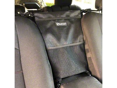 Bartact Sun Shade Mesh Between the Seat Bag and Pet Divider; Black (07-25 Jeep Wrangler JK & JL)