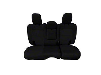 Bartact Tactical Series Rear Seat Cover; Black (18-25 Jeep Wrangler JL 4-Door)