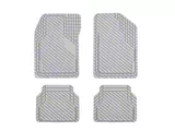 BaseLayer Cut-to-Fit All Weather Front and Rear Floor Mats; Light Gray (Universal; Some Adaptation May Be Required)