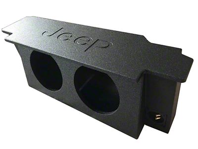 Bbox 10-Inch Dual Front Fire Subwoofer Enclosure (97-06 Jeep Wrangler TJ)