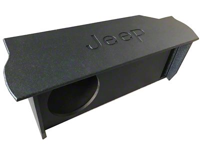 Bbox 12-Inch Single Vented Front Fire Subwoofer Enclosure with Amp Shelf (07-18 Jeep Wrangler JK 2-Door)