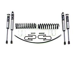 BDS 2-Inch Coil Spring Suspension Lift Kit with Add-A-Leaf and FOX 2.0 Performance Shocks (84-01 4WD Jeep Cherokee XJ w/ Chrysler 8.25-Inch Rear Axle)