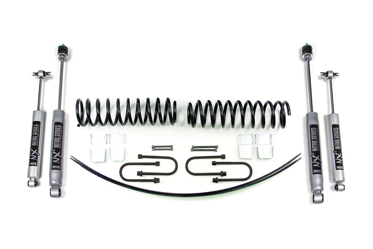 BDS Jeep Cherokee Glide-Ride Rear Leaf Spring for 5-Inch