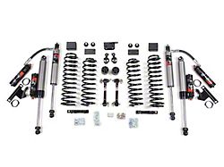 BDS 3-Inch Coil Spring Suspension Lift Kit with Sway Bar Disconnects and FOX 2.5 Performance Elite Shocks (07-11 Jeep Wrangler JK 2-Door)