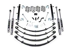 BDS 3.50-Inch Heavy Duty Leaf Spring Suspension Lift Kit with NX2 Nitro Shocks (87-95 Jeep Wrangler YJ w/ Hard Top)