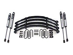 BDS 4-Inch Leaf Spring Suspension Lift Kit with FOX 2.0 Performance Shocks (82-86 Jeep CJ7)