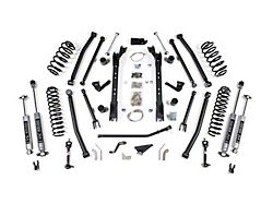 BDS 4.50-Inch Long Arm Conversion Suspension Lift Kit with NX2 Shocks (97-06 Jeep Wrangler TJ, Excluding Unlimited)
