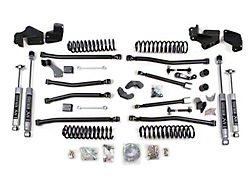 BDS 5.50-Inch Long Arm Suspension Lift Kit with Sway Bar Disconnects and NX2 Nitro Shocks (07-18 Jeep Wrangler JK 2-Door)