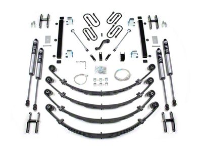 BDS 6-Inch Leaf Spring Suspension Lift Kit with FOX 2.0 Performance Shocks (87-95 Jeep Wrangler YJ)
