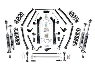BDS 6.50-Inch Long Arm Suspension Lift Kit with NX2 Nitro Shocks (97-06 Jeep Wrangler TJ, Excluding Unlimited)