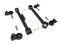BDS Fixed Rear Upper Control Arms for 2 to 4.50-Inch Lift; Rubber Bushings (97-06 Jeep Wrangler TJ)