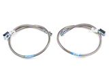 BDS Stainless Steel Braided Rear Brake Line for 3 to 6.50-Inch Lift; Rear (97-06 Jeep Wrangler TJ)