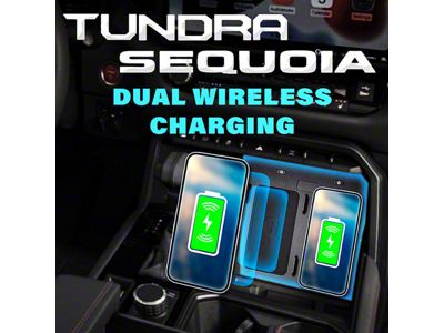Beat-Sonic USA Dual Wireless 10W Qi Phone Charger (22-25 Tundra)