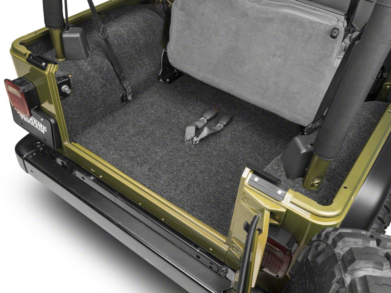 BedRug Jeep Cargo Liner - 1997-06 Jeep TJ Rear Cargo Kit BedRug Jeep Cargo Liner - 1997-06 Jeep TJ Rear Cargo Kit