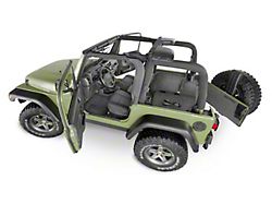 BedRug BedTred Front Floor Mats (18-25 Jeep Wrangler JL 2-Door)