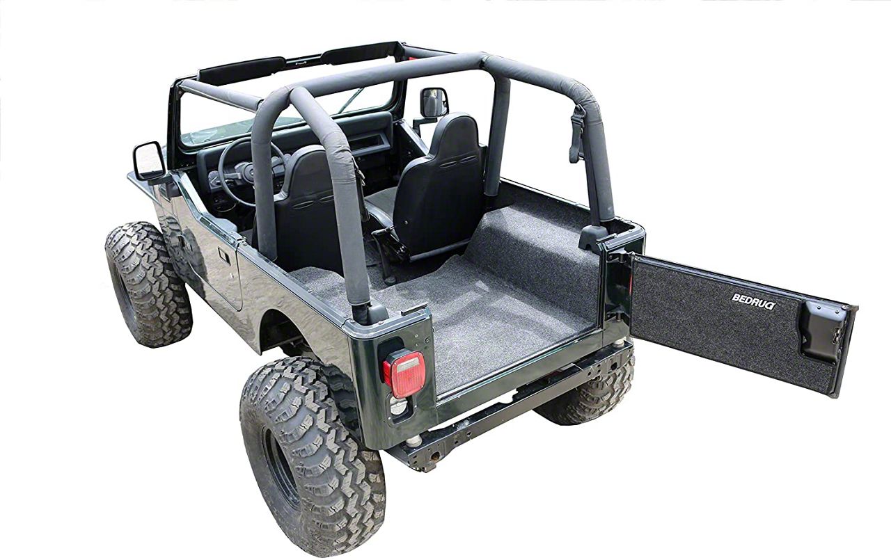 BedRug Jeep Wrangler Carpet Cargo Liner with Gussets BRCJ76R (7680