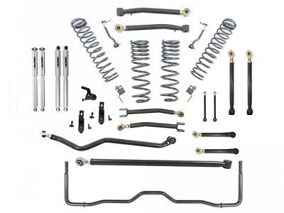 Belltech 4-Inch Suspension Lift Kit with Trail Performance Shocks (20-25 Jeep Gladiator JT Launch Edition, Rubicon)