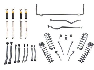 Belltech 4-Inch Suspension Lift Kit with Trail Performance Plus Adjustable Shocks (18-25 Jeep Wrangler JL Rubicon 4-Door)