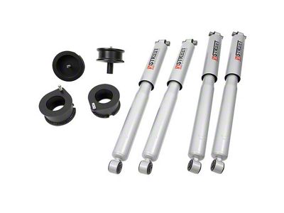 Belltech 2.50-Inch Coil Spring Spacer Leveling Kit with Trail Performance Shocks (18-25 Jeep Wrangler JL 4-Door Rubicon)