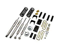 Belltech Lowering Kit with Street Performance Shocks; 2-Inch Front / 4-Inch Rear (07-13 V8 Tundra)