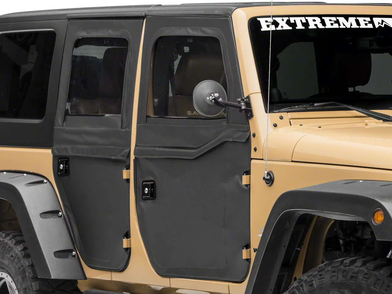 殿堂 Bestop Black - Doors Fabric Full 2-Piece Wrangler Jeep ジャケット・アウター