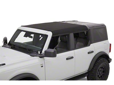 Bestop Skyrider Retractable Top; Black Diamond (21-25 Bronco 4-Door w/ Hard Top, Excluding Raptor)